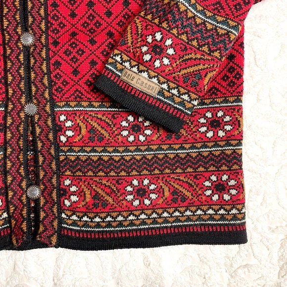 Dale of Norway wool cardigan sweater - size L - Picture 6 of 9